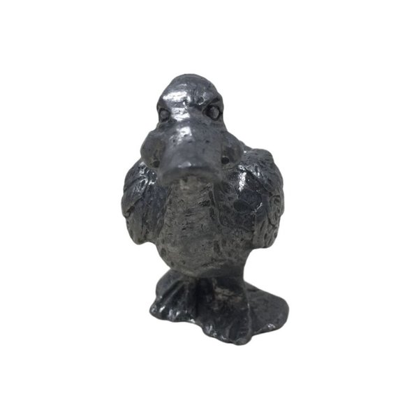 Pewter Duck Figurine - Serious or Crandy Looking Expression - Picture 2 of 5
